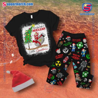 Fallout Have Yourself A Nuclear Little Christmas Pajamas Set iJ8SjOY