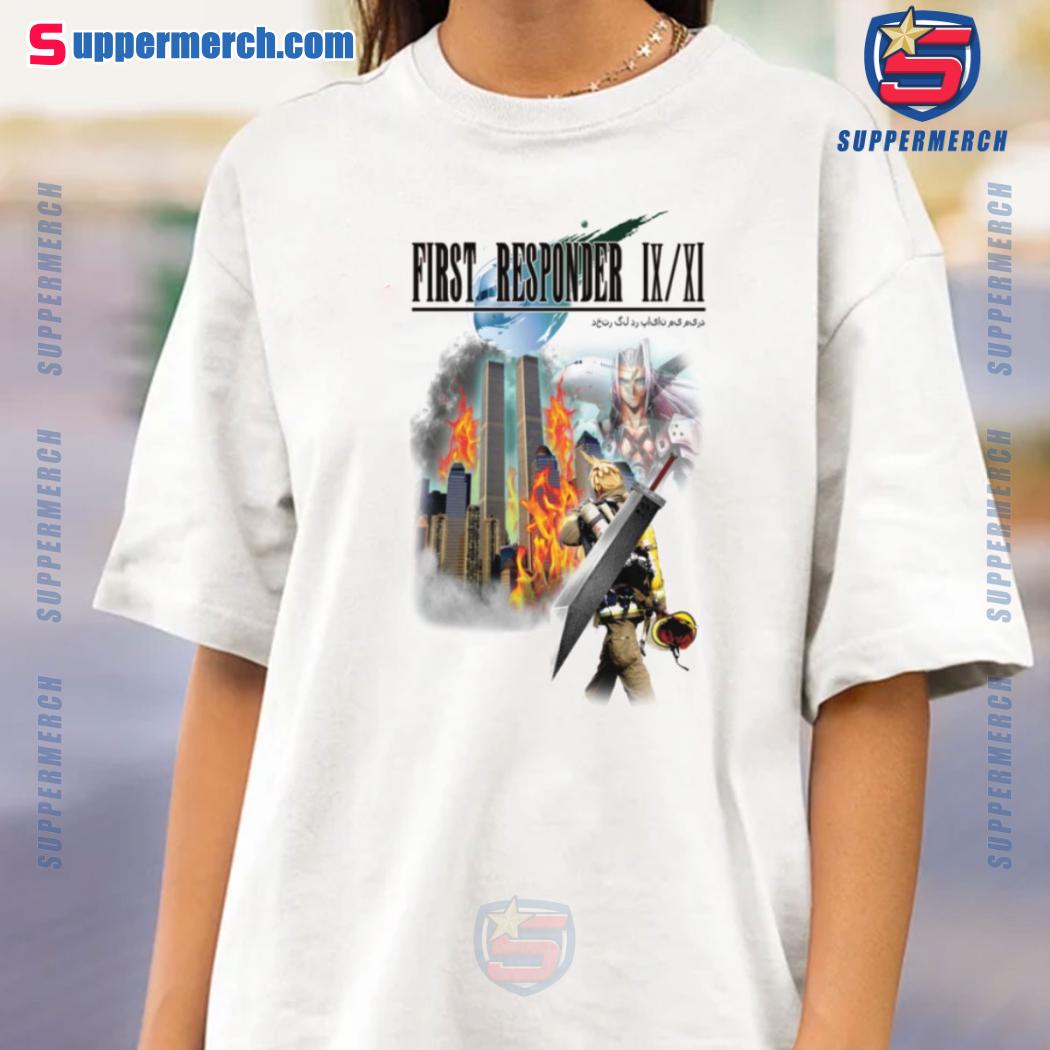 First Responder IXXI 911 Final Fantasy T-shirt-a SJ3XTV8