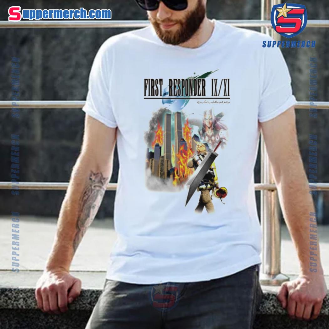 First Responder IXXI 911 Final Fantasy T-shirt-b 3OoeqSR
