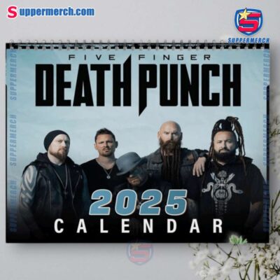 Five Finger Death Punch Music Wall Hanging Calendar 2025-a F57OdMv