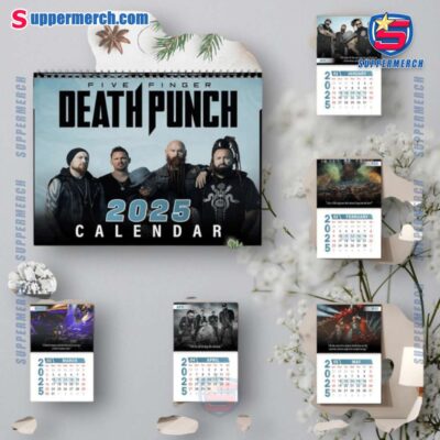 Five Finger Death Punch Music Wall Hanging Calendar 2025 J15Aaot