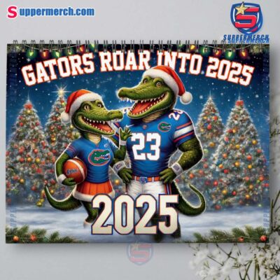 Florida Gators Wall Hanging Calendar 2025-a fZa3xW4