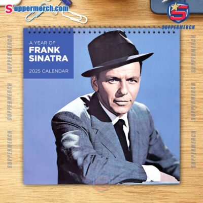 Frank Sinatra Singer And Actor Wall Hanging Calendar 2025 vwpsPQD
