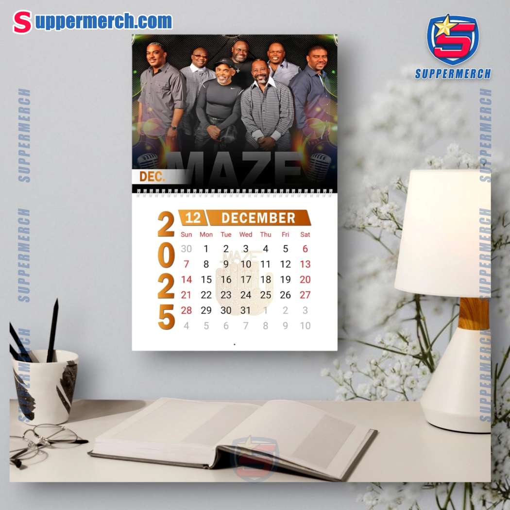 Frankie Beverly Music Wall Hanging Calendar 2025-b EoVWRUP