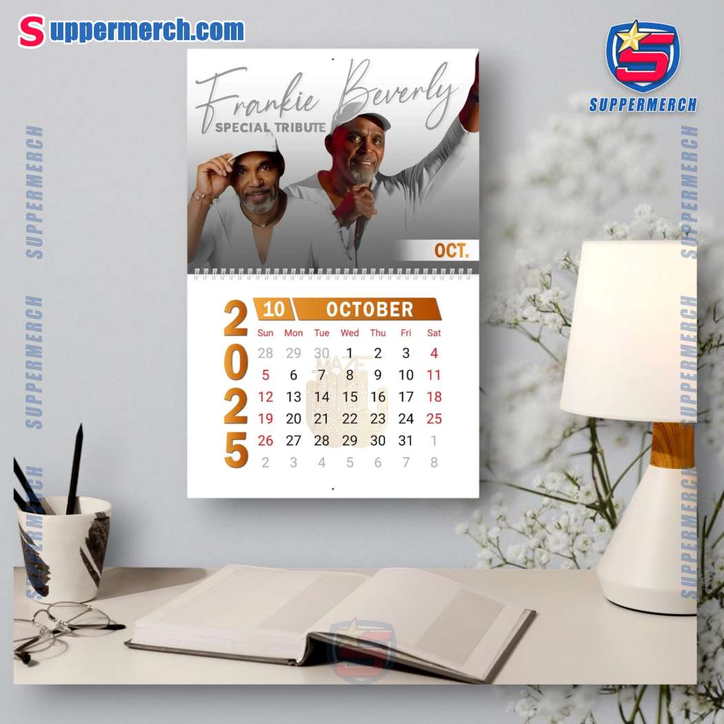 Frankie Beverly Music Wall Hanging Calendar 2025-x ETXcxyN