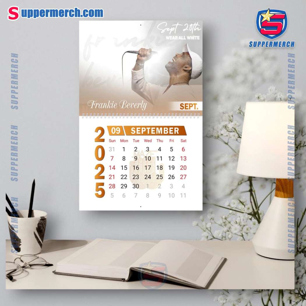 Frankie Beverly Music Wall Hanging Calendar 2025-y O1zVJSe