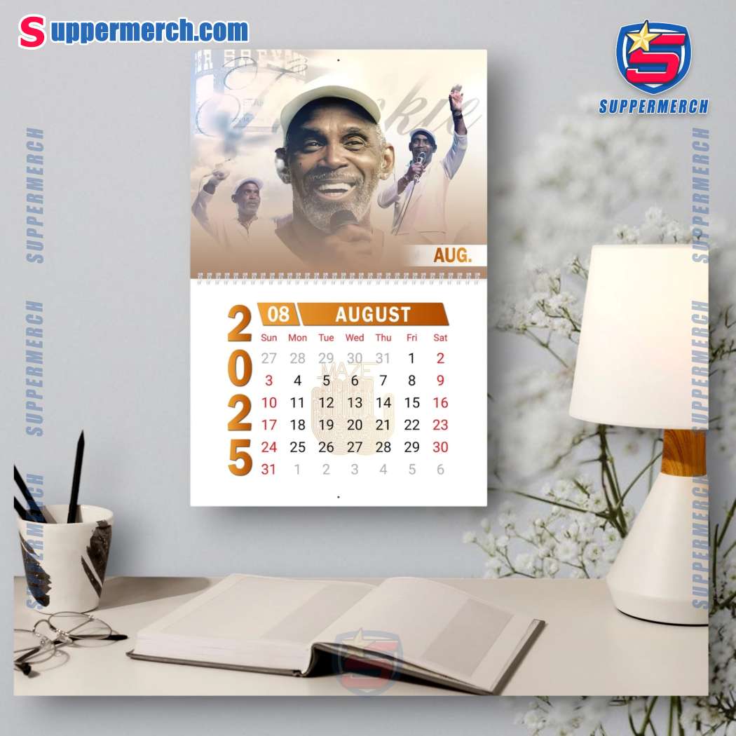 Frankie Beverly Music Wall Hanging Calendar 2025-z RO8UJjY