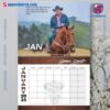 George Strait Wall Hanging Calendar 2025-a 40Mumik
