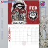 Georgia Bulldogs Wall Hanging Calendar 2025-c WOZpFeb