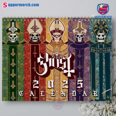 Ghost Band Wall Hanging Calendar 2025-a 9sWVIfq