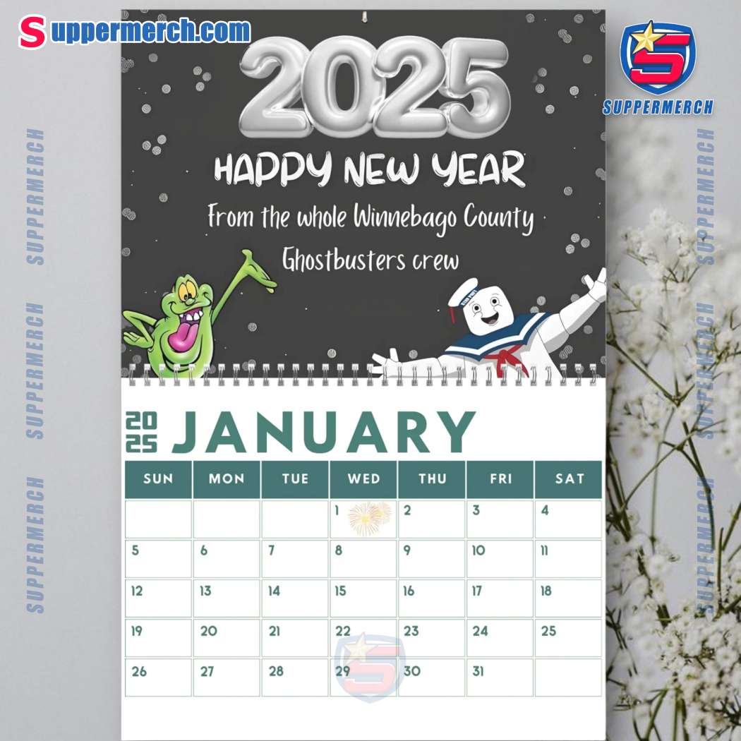 Ghostbusters Wall Hanging Calendar 2025-b fusCEJ1
