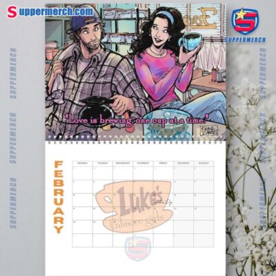 Gilmore Girls Wall Hanging Calendar 2025-a F3adUM4