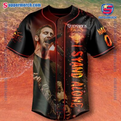 Godsmack I Stand Alone Personalized Baseball Jersey-a o9nxKJu