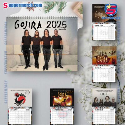 Gojira Wall Hanging Calendar 2025-a LpK3efI