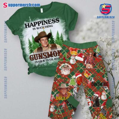 Happiness Is Watching Gunsmoke Over And Over Again Pajamas Set RKibcp1