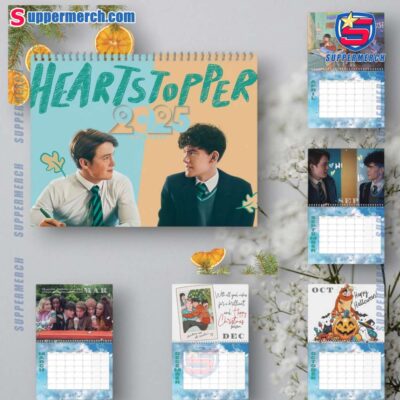 Heartstopper Wall Hanging Calendar 2025 XTOyhQI