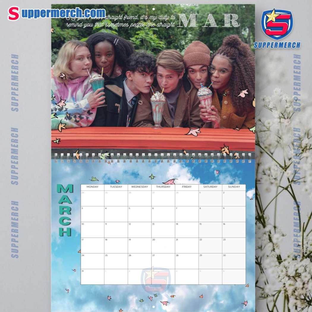 Heartstopper Wall Hanging Calendar 2025-z ouO1Zhc