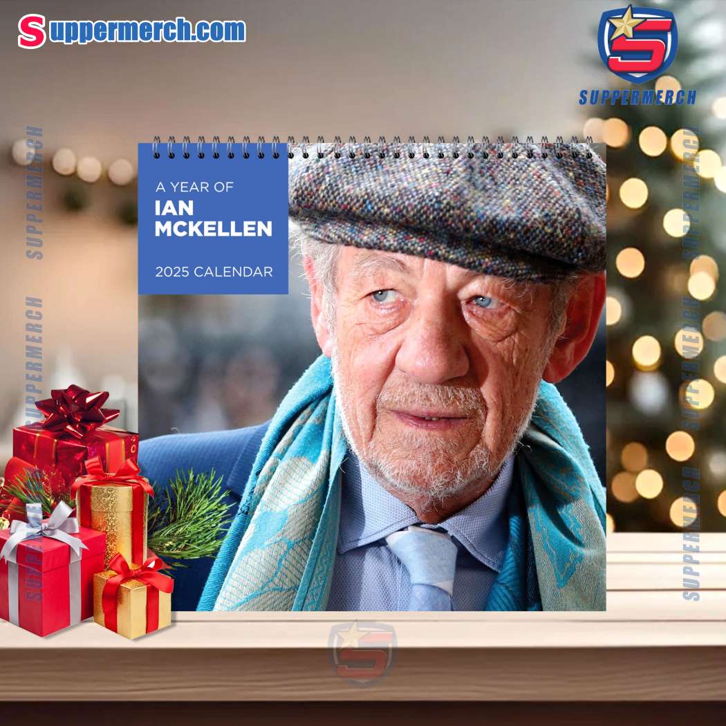 Ian Mckellen Actor Wall Hanging Calendar 2025-a PA3BfXe