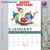 Inside Out Wall Hanging Calendar 2025-b 043MuJ1