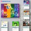 Inside Out Wall Hanging Calendar 2025 sdcr0h8