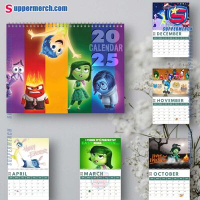 Inside Out Wall Hanging Calendar 2025 sdcr0h8
