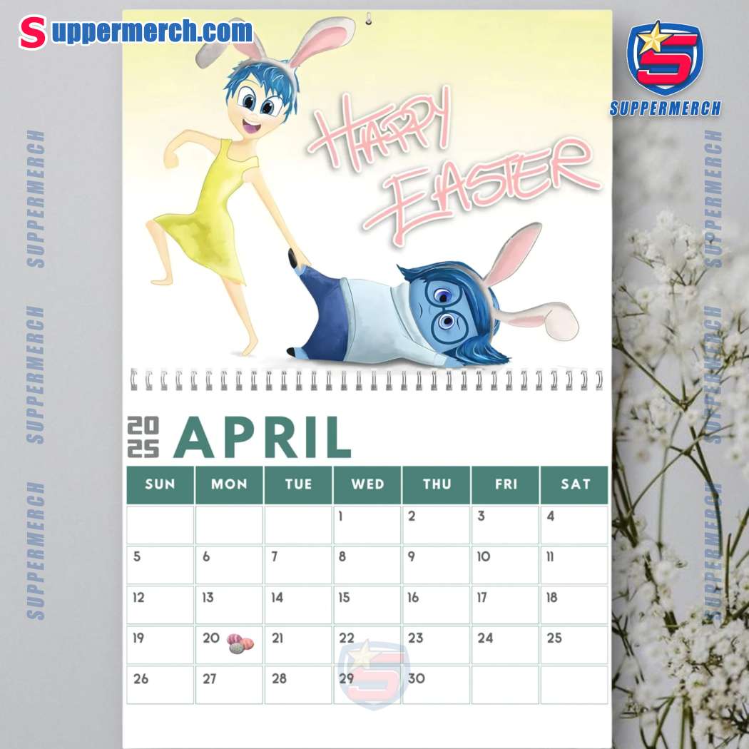 Inside Out Wall Hanging Calendar 2025-y TkQH3wx