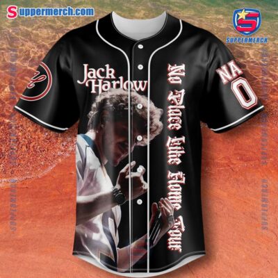 Jack Harlow No Place Like Home Tour Personalized Baseball Jersey-a x0zHp8L