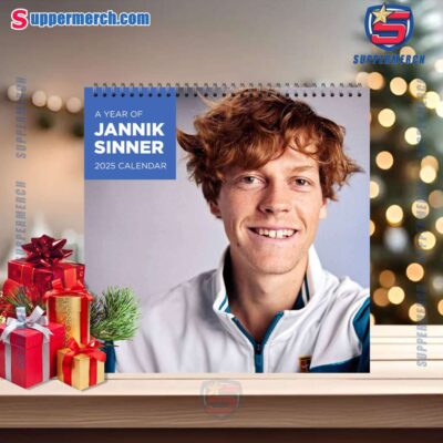 Jannik Sinner Tennis Player Wall Hanging Calendar 2025-a 2cEq3Ri