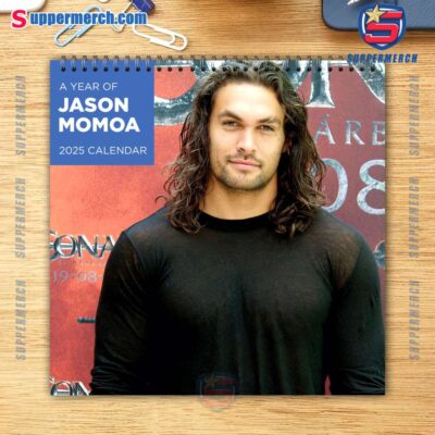Jason Momoa Actor Wall Hanging Calendar 2025 km7SpzK
