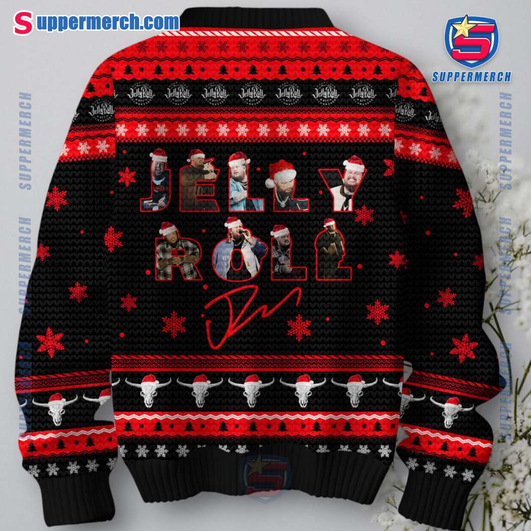Jelly Roll I'm Not Okay But This Christmas It's All Gonna Be Alright Ugly Sweater-b X4fABxv