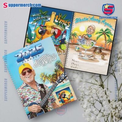 Jimmy Buffett Wastin' Away Again 2025 Daily Planner qRO1i5j