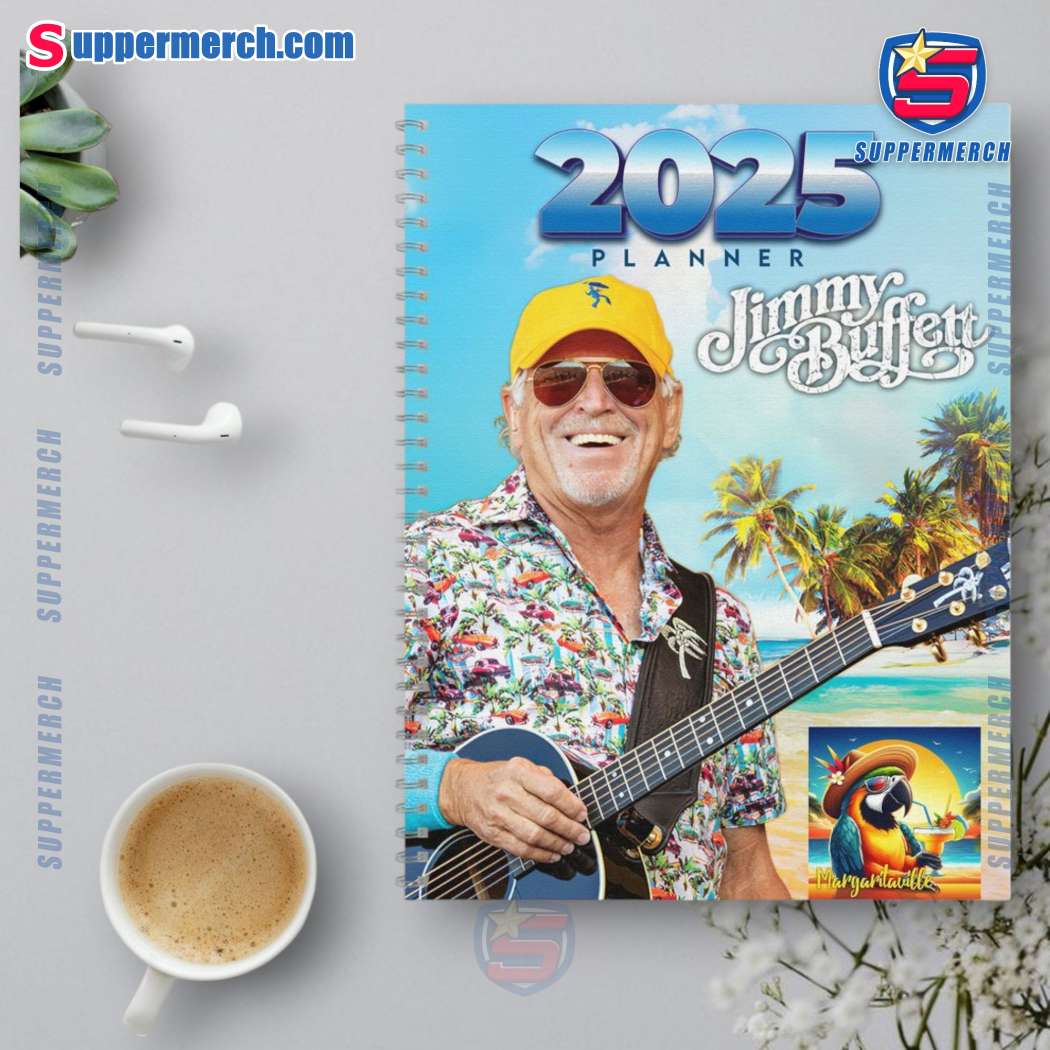Jimmy Buffett Wastin' Away Again 2025 Daily Planner-b TjfHQbE