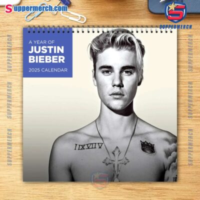 Justin Bieber Wall Hanging Calendar 2025 lmMFIyt