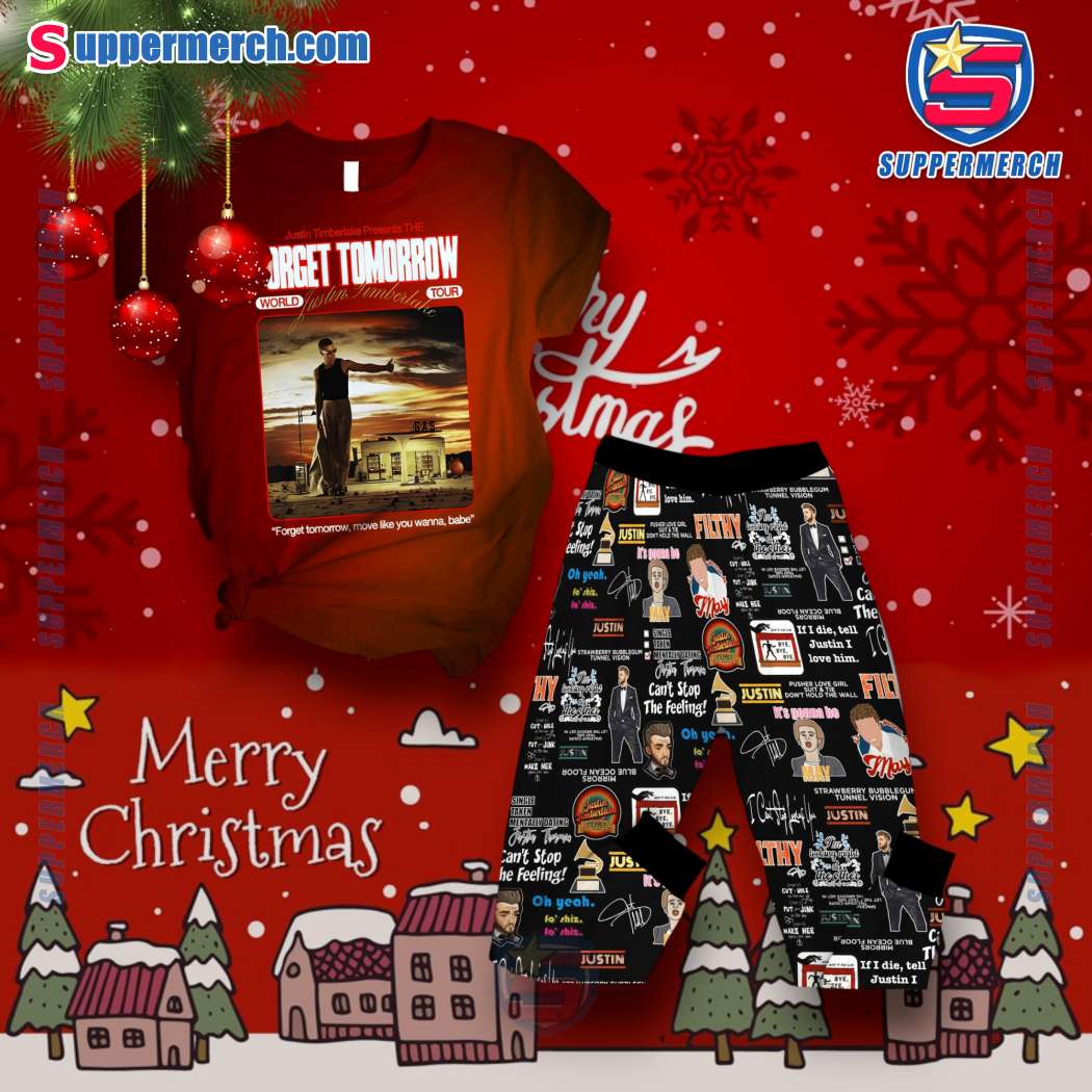 Justin Timberlake Presents The Forget Tomorrow World Tour Pajamas Set TSdjNkx