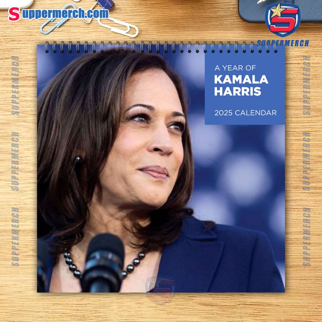 Kamala Harris Wall Hanging Calendar 2025 bfNiZRC