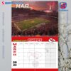 Kansas City Chiefs Wall Hanging Calendar 2025-x S2u1HWm