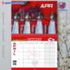 Kansas City Chiefs Wall Hanging Calendar 2025-y I4NC3aq