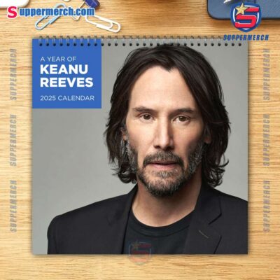 Keanu Reeves Wall Hanging Calendar 2025 PwLoyR5