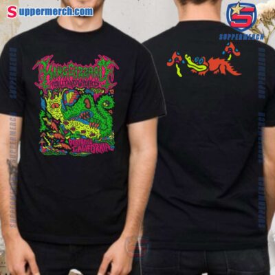 King Gizzard And The Lizard Wizard Destroys California 2024 Graphic Unisex Daily Wear T-shirt-a 8UltNqh