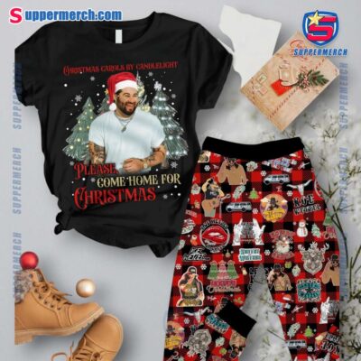 Koe Wetzel Christmas Carols By Candlelight Please Come Home For Christmas Pajamas Set gDnCKt6
