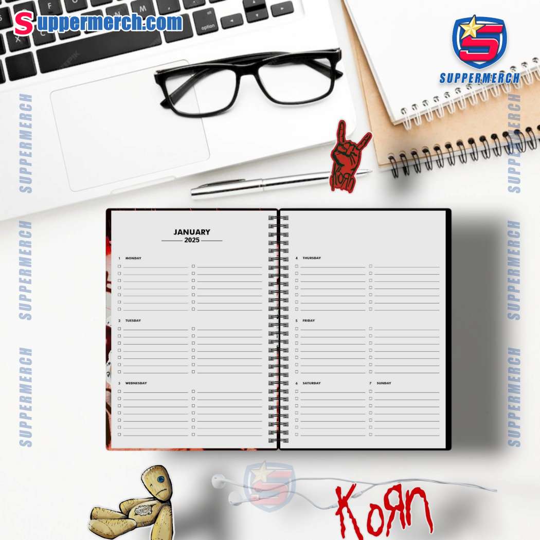 Korn A Planner For Organized Korn Freak 2025 Daily Planner-c hbNVilq