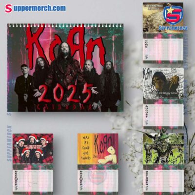 Korn Wall Hanging Calendar 2025 niKvxPC
