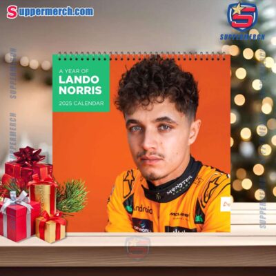 Lando Norris Racing Driver Wall Hanging Calendar 2025-a nmThpKd