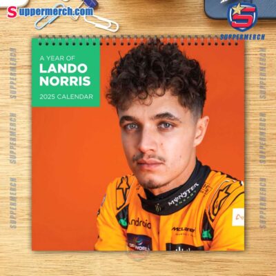 Lando Norris Racing Driver Wall Hanging Calendar 2025 x37Z4XF