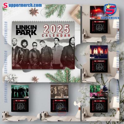 Linkin Park Music Wall Hanging Calendar 2025 pHlKowP