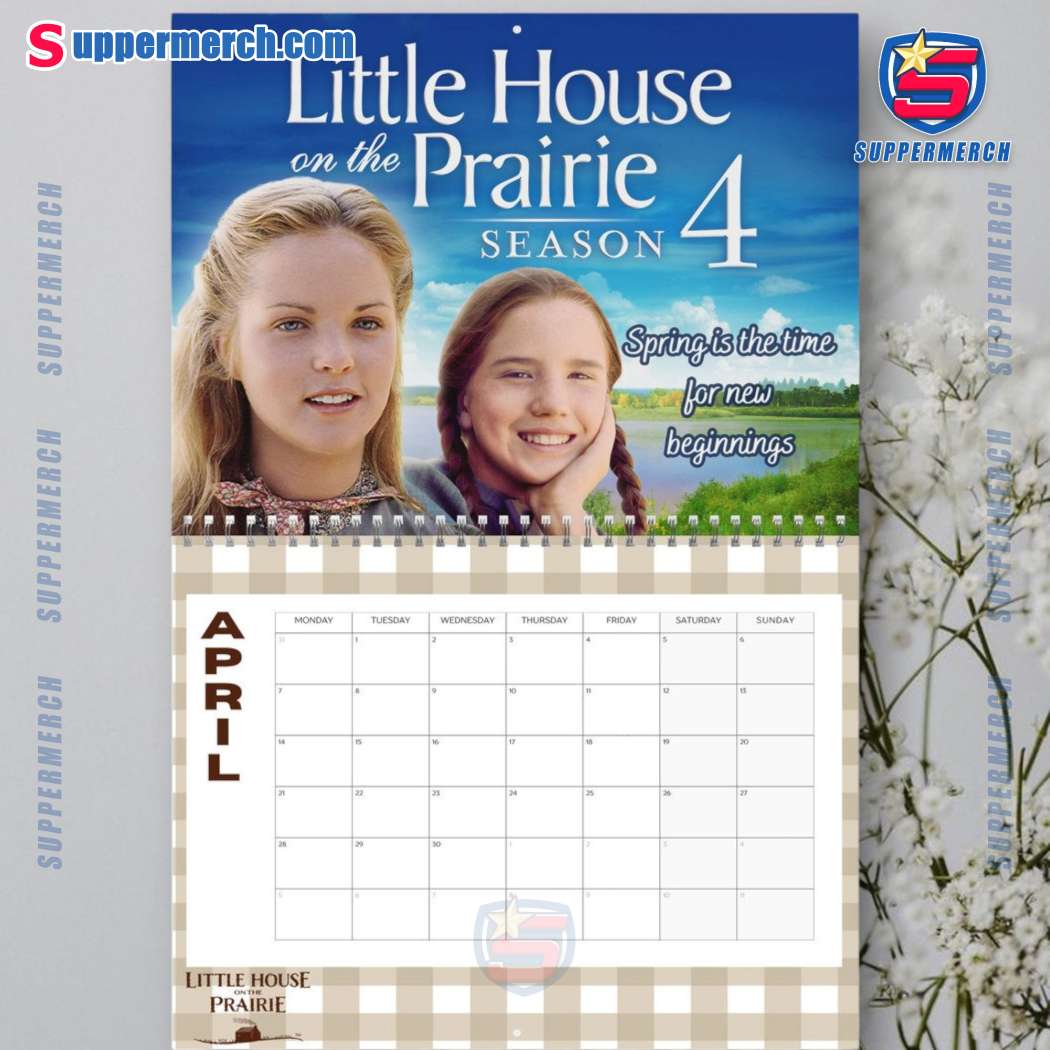 Little House On The Prairie Wall Hanging Calendar 2025-b ekJRBgM
