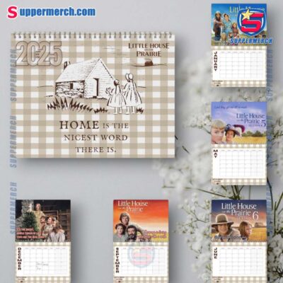 Little House On The Prairie Wall Hanging Calendar 2025 8BSHs09