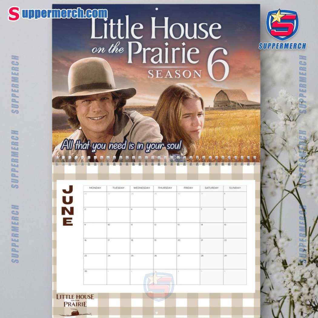 Little House On The Prairie Wall Hanging Calendar 2025-x jGfER8m