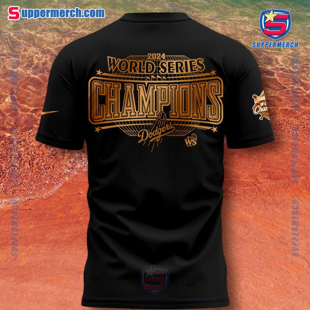 Los Angeles Dodgers 2024 World Series Champions Black Shirt-b nuWqfYi
