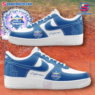 Los Angeles Dodgers 2024 World Series Champions Personalized Air Force Shoes DeaBXg7